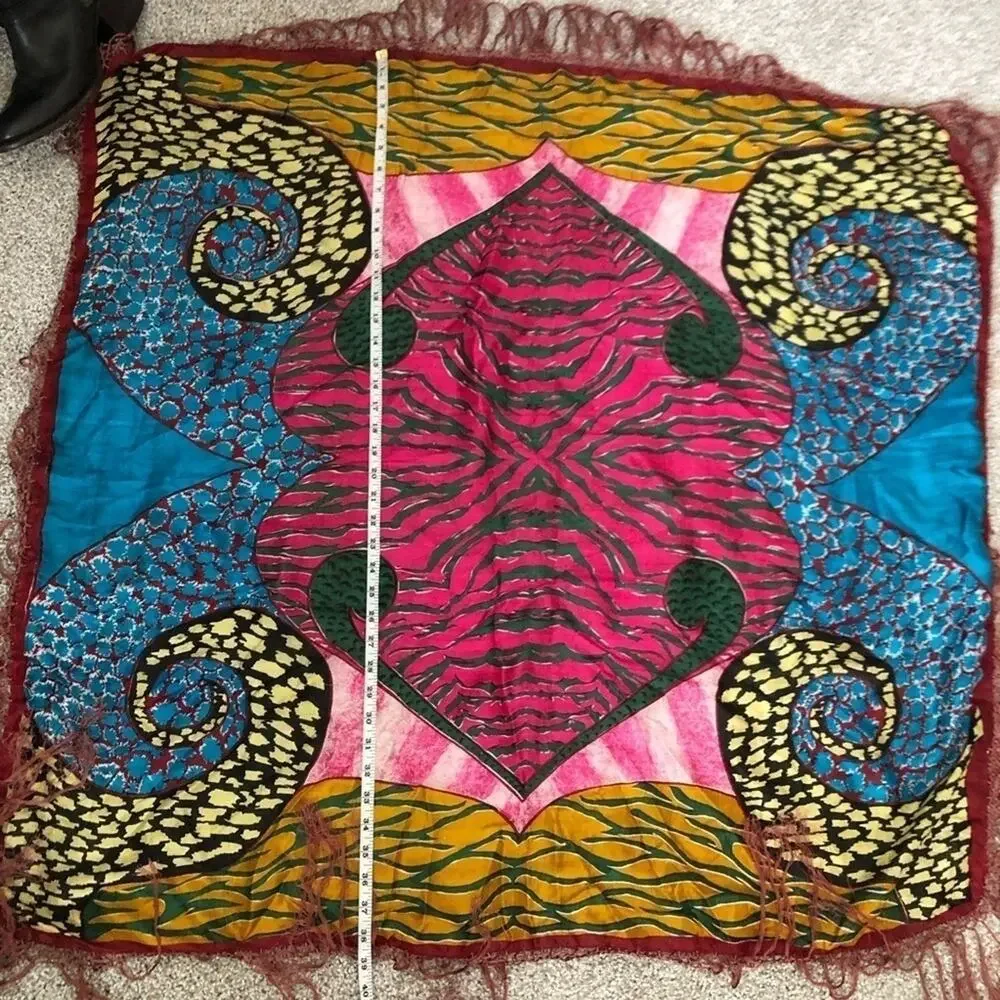 Vintage Lady Lord silk square scarf